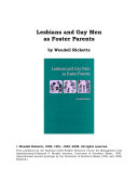 Copertina  Lesbians and Gay Men as Forest Parents