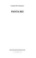 Copertina  Pantarei (tutto scorre)