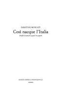 Copertina  Così nacque l'Italia : profili di antichi popoli riscoperti