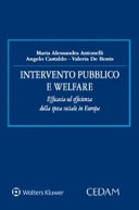 Copertina  Intervento pubblico e welfare : efficacia ed efficienza della spesa sociale in Europa