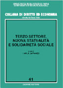 Copertina  Terzo settore, nuova statualita' e solidarieta' sociale