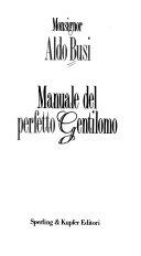 Copertina  Manuale del perfetto gentilomo