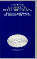 Copertina  La sinergia della differenza : un'analisi sociologica del terzo settore in Italia