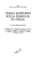 Copertina  Terzo rapporto sulla famiglia in Italia