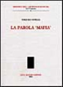 Copertina  La parola mafia