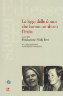 Copertina  Le leggi delle donne che hanno cambiato l'Italia