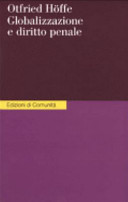 Copertina  Globalizzazione e diritto penale