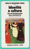 Copertina  Identita' e cultura : per un'antropologia della reciprocita'