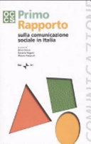 Copertina  Primo rapporto sulla comunicazione sociale in Italia