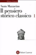 Copertina  Il pensiero storico classico: 1