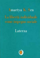Copertina  La *libertà individuale come impegno sociale
