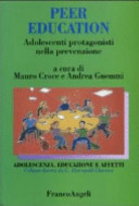 Copertina  Peer education : adolescenti protagonisti nella prevenzione