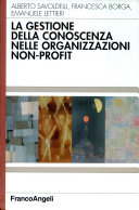 Copertina  La gestione della conoscenza nelle organizzazioni non-profit