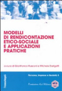 Copertina  Modelli di rendicontazione etico-sociale e applicazioni pratiche