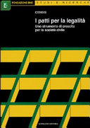 Copertina  I patti per la legalità : uno strumento di crescita per la società civile