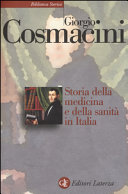 Copertina  Storia della medicina e della sanità in Italia : dalla peste nera ai giorni nostri