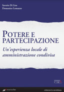 Copertina  Potere e partecipazione : un'esperienza locale di amministrazione condivisa