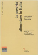 Copertina  La *povertà alimentare in Italia : prima indagine quantitativa e qualitativa