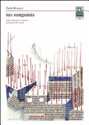 Copertina  ius sanguinis : rabbia, impotenza e speranza nella punta dello stivale