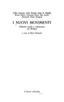 Copertina  I nuovi movimenti : politiche sociali e volontariato nel Welfare