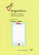 Copertina  Social-linguistica : italiano e italiani dei social network