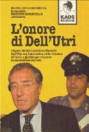 Copertina  L'onore di Dell'Utri