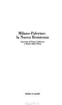 Copertina  Milano-Palermo : la nuova Resistenza