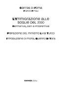 Copertina  L'immigrazione alle soglie del 2000 : normative, dati e prospettive