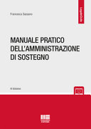 Copertina  Manuale pratico dell'amministrazione di sostegno