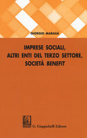 Copertina  Imprese sociali, altri enti del terzo settore, società benefit