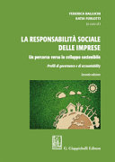 Copertina  La responsabilità sociale delle imprese : un percorso verso lo sviluppo sostenibile : profili di governance e di accountability