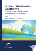Copertina  La responsabilità sociale delle imprese : un percorso verso lo sviluppo sostenibile : profili di governance e di accountability