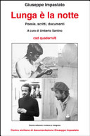 Copertina  Lunga è la notte : poesie, scritti, documenti