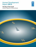 Copertina  Human Development Report 2013 : the rise of the South : human progress in a diverse world