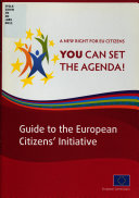 Copertina  Guide to the european citizens' initiative