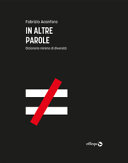 Copertina  In altre parole : dizionario minimo di diversità